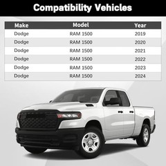 Passenger Side Power Window Switch Bezel Compatible with Dodge RAM 1500 2019