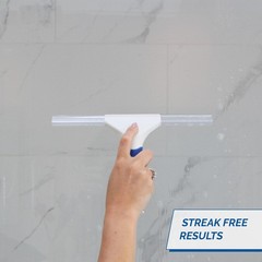 Unger 12” Glass & Surface Squeegee – Multipurpose Rubber Blade Squee