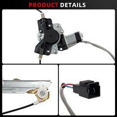 Side Power Window Regulator w/Motor Assembly Compatible For Front Driver