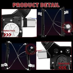 741-578 Rear Left Drvier Side Power Window Regulator W/Motor Replaces for 2002