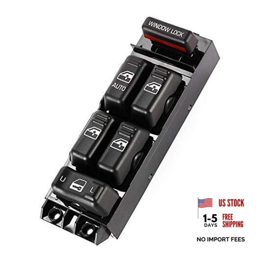 19259961 Power Window Switch Front Driver Side Compatible for 2000-2002 Chevy