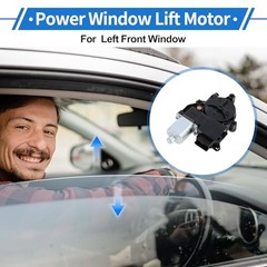 Left Front Power Window Regulator Lift Motor for Hyundai Sonata L4 2.4L Sedan