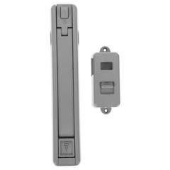 2 Pack Plastic Sliding Window Safety Locks Child Proof Adjustable Grey Home