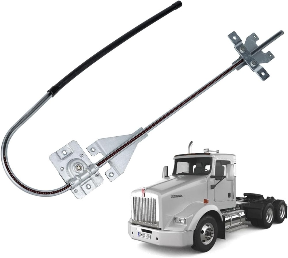 Driver Side Manual Window Regulator Compatible with Kenworth C500, T300, T800,