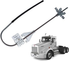 Driver Side Manual Window Regulator Compatible with Kenworth C500, T300, T800,