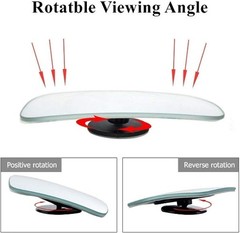 Blind Spot Mirror, Rectangle Adjustable Car Auxiliary Size: Adhesive Rectangle