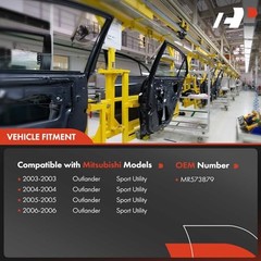 Power Window Regulator with Motor Compatible with Mitsubishi Rear Driver Side