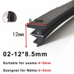 Rubber Window Door Gasket Seal Strip Glass Fixed Repair Seal Waterproof Layer