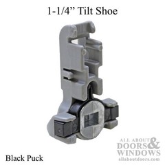 Tilt shoe, 1-1/4 – Black, Inverted Channel Balance