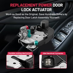 Rear Left Driver Side Door Latch Lock Actuator Compatible with Dodge Dakota