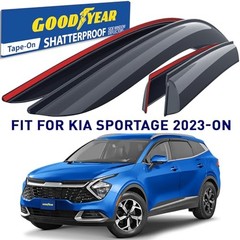 Shatterproof Window Deflectors for Kia Sportage 2023-2026, For Sportage 23-26