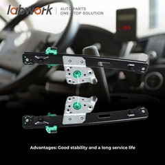 Labwork 2PCS Power Window Regulator Rear Row Left and Right Without Motor Replac