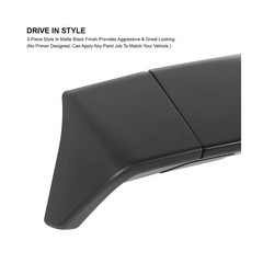Spec-D Tuning Matte Black ABS Cab Roof Spoiler for 2009-2014 Ford F150 Models