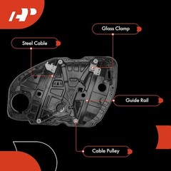 Front Left Driver Side Electric Power Window Regulator Without Motor