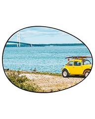Driver Left Side Mirror Heated Glass Fit for Mini Driver Left Side Mirror Glass