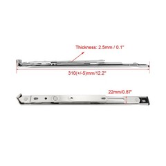 12-Inch Hanging/Casement Window Hinge, 202 Stainless Steel 2pcs
