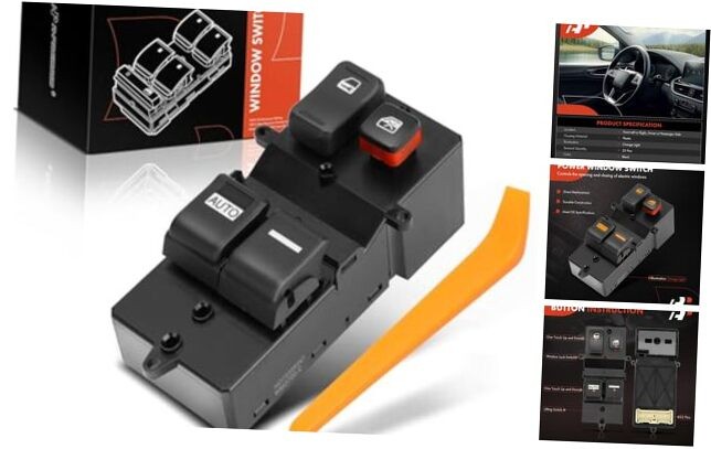 Master Power Window Switch Compatible with Honda Accord 2003 2004 2005 2006