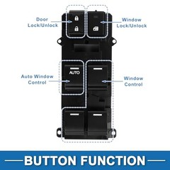 AUTO Power Window Switch No.35750T0AH11 Front Left Driver Side Window