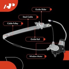 Power Window Regulator with Motor Compatible with Mazda MPV Rear Driver Side