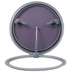 ISURE Round Boat Portholes Sunroofs Aluminum Alloy Edges Tempered Glass Windows