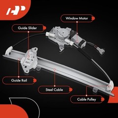 Power Window Regulator with Motor Compatible with Infiniti Front Driver (LH)