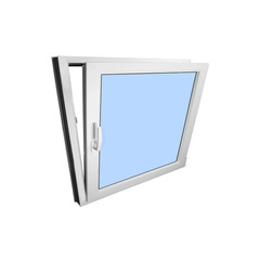 Elite Avora 24″ x 24″ Tilt and Turn in White Left