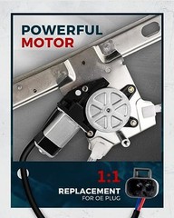 741-382 Lacrosse Power Window Regulator with Motor Rear Left Driver Side for
