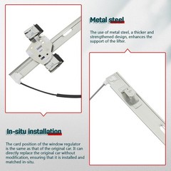 Rear Right Side Power Window Regulator with Motor Replacement for Hummer H2