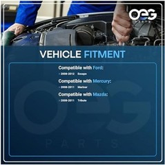 Window Regulator and Motor Assembly Fits Mercury Rear Passenger Side (RH)