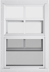 Modern 2 Pack White Flush Mount Shed Windows 18″ x 27″ for Bright Ventilation