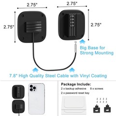 2 PCS Fridge Lock Combination No Key Refrigerator Cabinet Drawer Safety Lock New