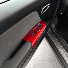 ABS Door Window Switch Panel Cover – Compatible with kia k4 2024-2026 red