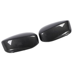 1 Pair Carben Fiber Style Side Mirror Cap Cover For European