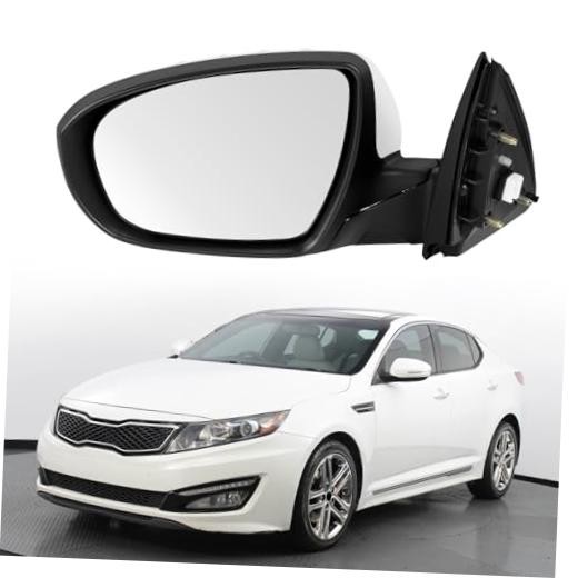 Driver Mirror Compatible with Kia Optima 2011-2013-Power Folding | Left Side