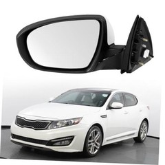 Driver Mirror Compatible with Kia Optima 2011-2013-Power Folding | Left Side