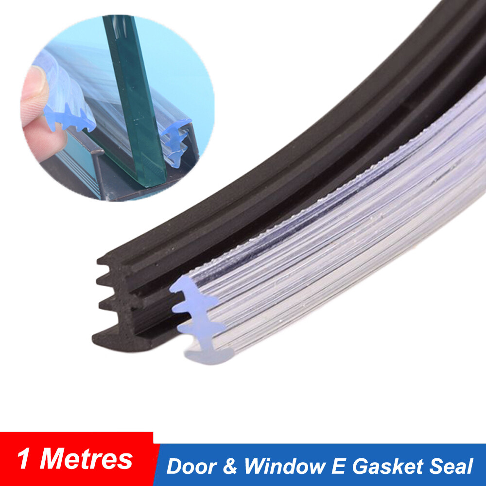 PVC Door & Window E Gasket Seal Double Glazing Replacement Rubber Draught Seal