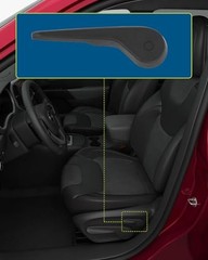 Interior Seat Recliner Handle – Front Driver Left Side, Black Direct