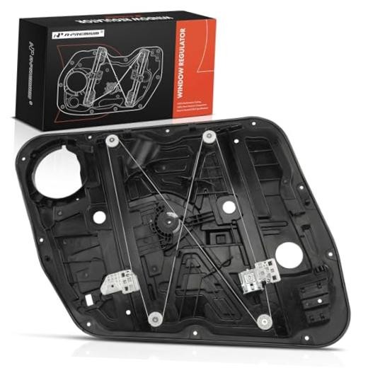 Front Passenger Side Power Window Regulator with Motor (6-Pin) – Compatible