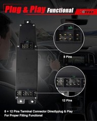for:-Ram Front Left Driver Side Power Window Switch for:-Dodge for: 56049805AB