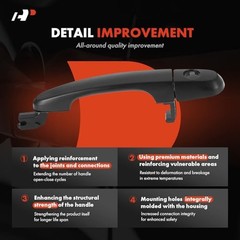 Front Left Driver Side Exterior Door Handle Compatible with Kia Sportage 2005