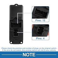 Power Window Switch No.SA1066350M1 Front Left Driver Side Window Control