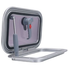 ISURE MARINE Rectangle Portholes Hatch Aluminum Alloy Yacht Ships RV Accessories