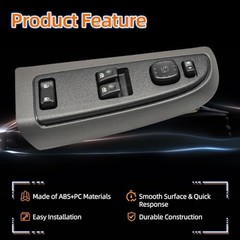03-07 Left Window Switch with Bezel fit GMC Sierra Chevrolet Silverado mai83322