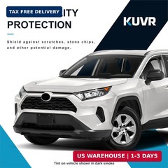 Pre-Cut Front & Rear Emblem Tint Compatible with Toyota RAV4 2019-2024| Precisio