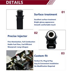 Upgraded Fuel Injectors for:-Chevy Trailblazer, Trailblazer EXT | & GMC Envoy…