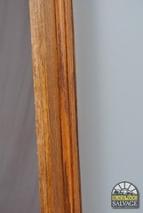 6 Foot Tall Sidelight, Frosted Translucent Glass, Oak, James Madison University