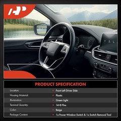 Master Power Window Switch Compatible with Hyundai Sonata Sonata 2006 2007
