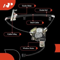 Power Window Regulator with Motor Compatible with Honda Front Passenger (RH)