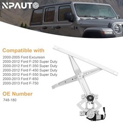 Power Window Regulator with Motor fit for Ford F250 F350 F450 Front Driver Side