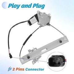 Rear Left Driver Side Power Window Regulator with Motor Compatible with Ford